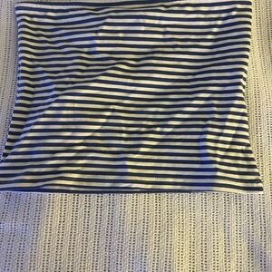 Striped Navy and White Women's Skirt